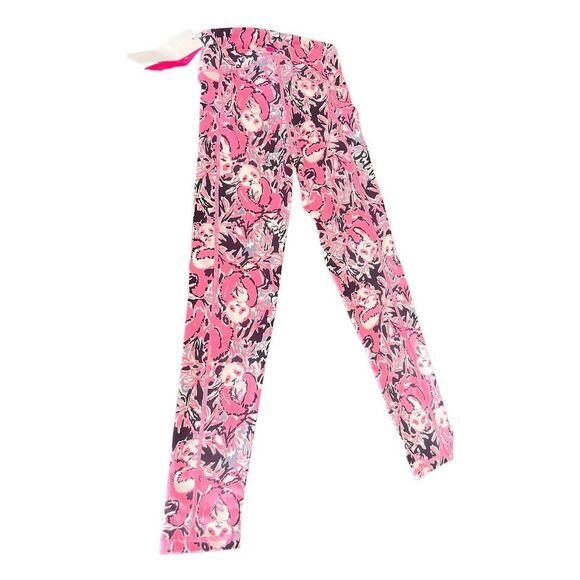 Lilly Pulitzer Women Size XXS Weekender Pink Panda Hanging with my Boo Leggings - Picture 4 of 13